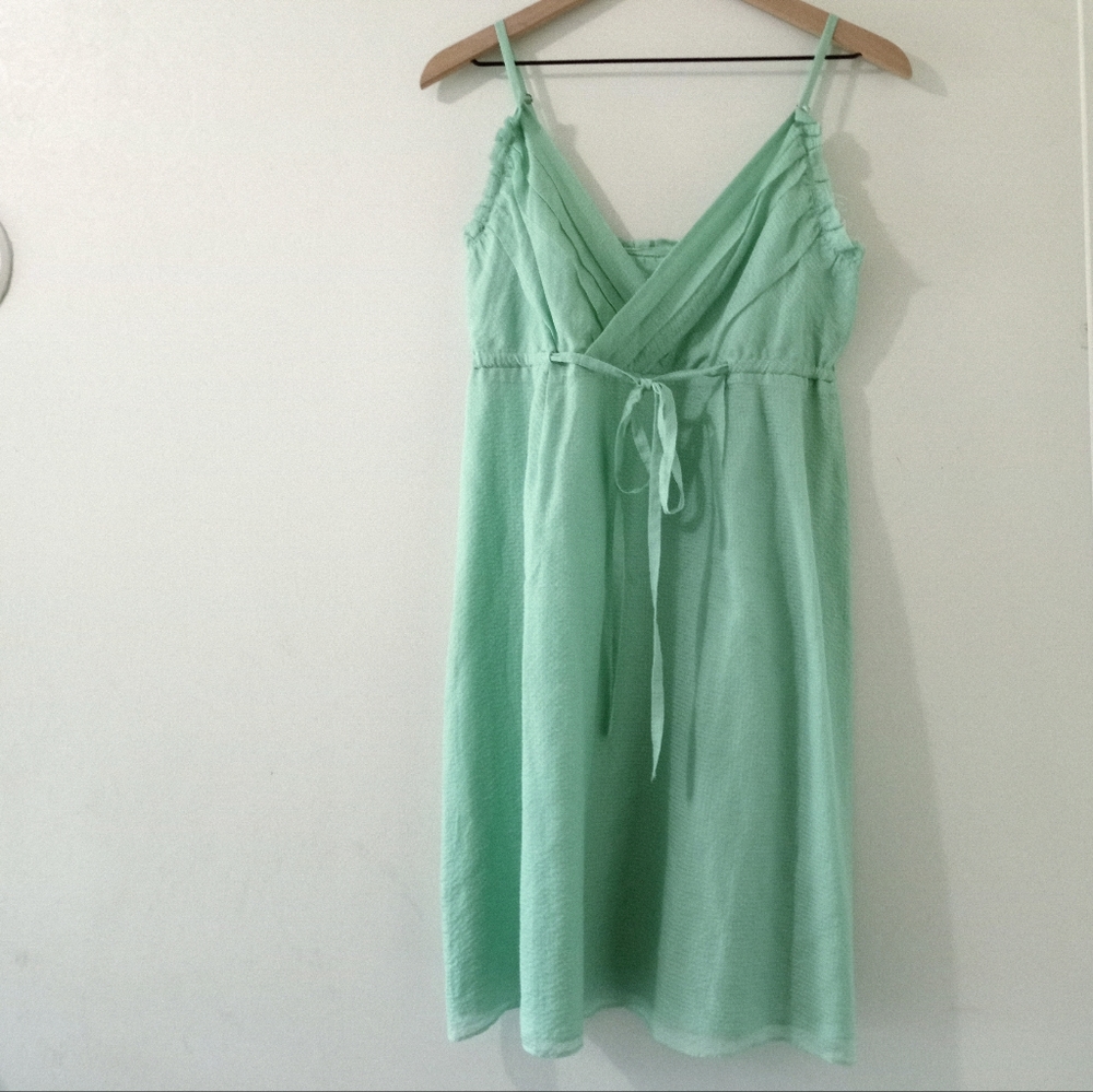 J. Crew Mint Green Mini Dress